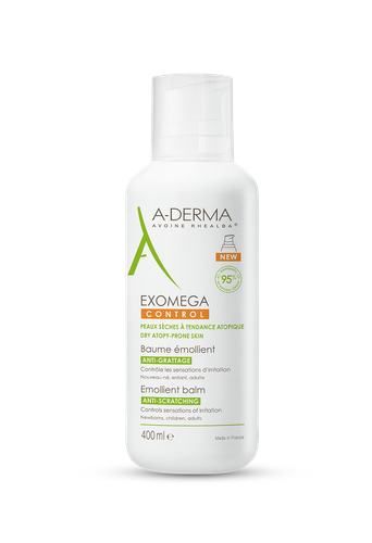 A-Derma Exomega Control Emollient Balm 400ml - Κρέμα για Ξηρό & Ατοπικό Δέρμα